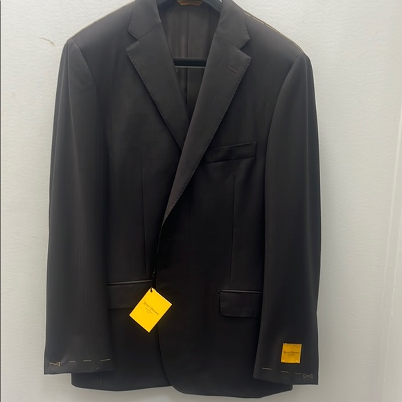 Hickey Freeman Black Sport Coat Classic Wool Blend
